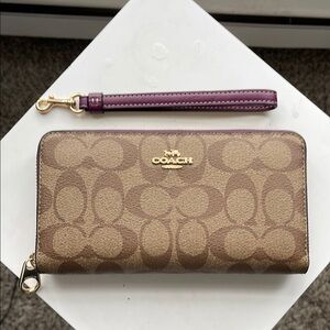 Coach Brown Signature Wallet